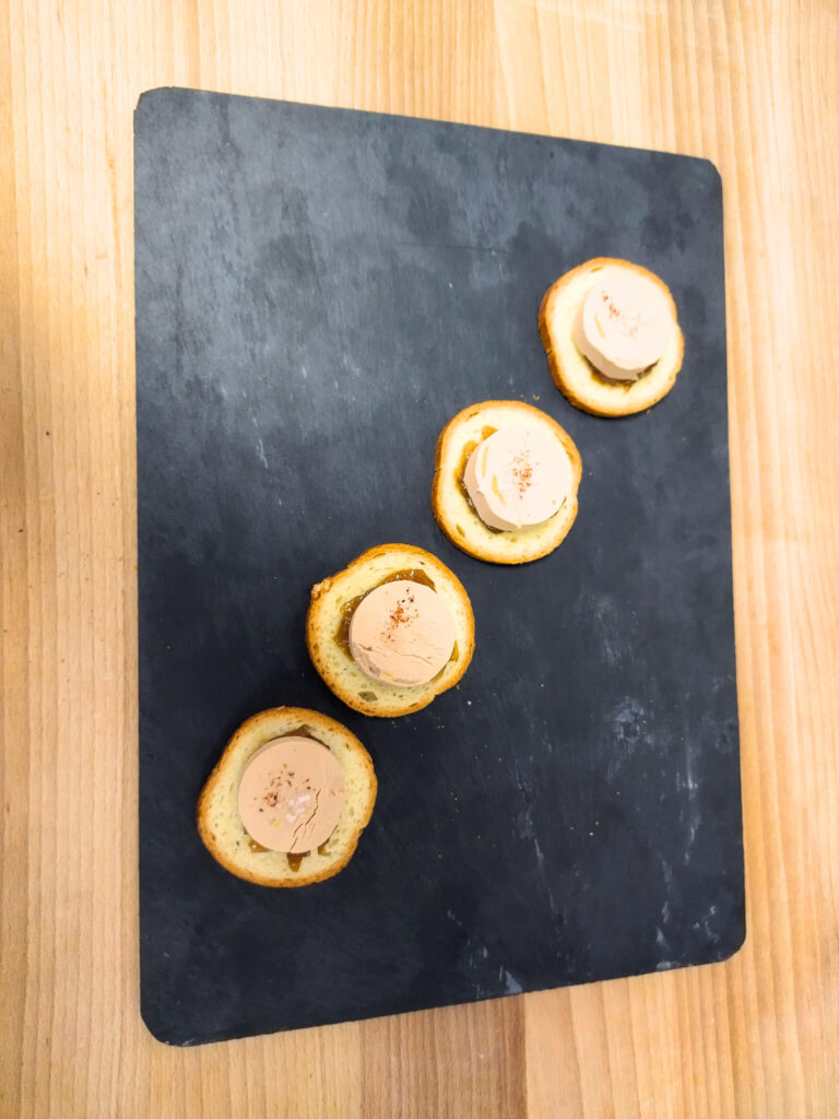 Canapés foie gras, boucherie traiteur à Sers